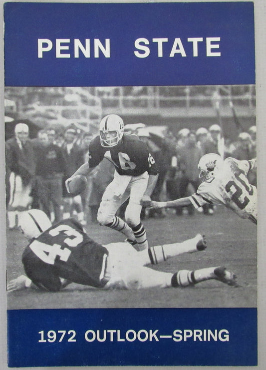 Penn State Football 1972 Outlook - Spring Joe Paterno RARE 210365
