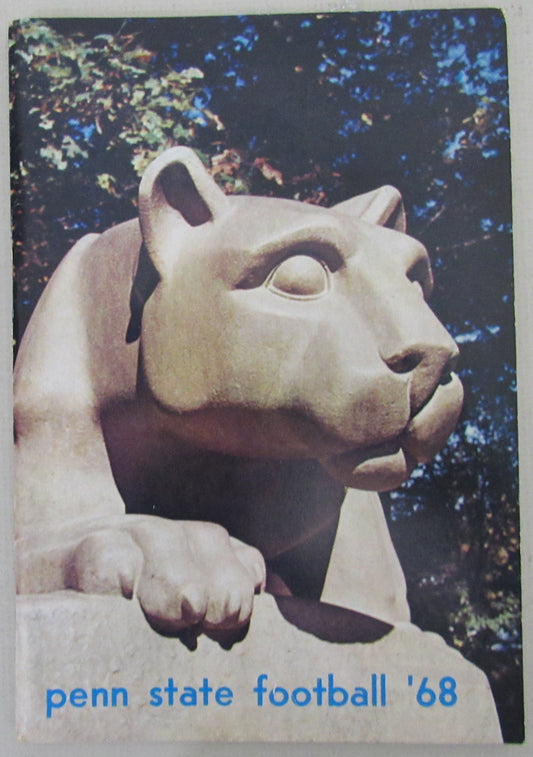Penn State Football 1968 Press/Media Guide Joe Paterno VERY CLEAN 210372