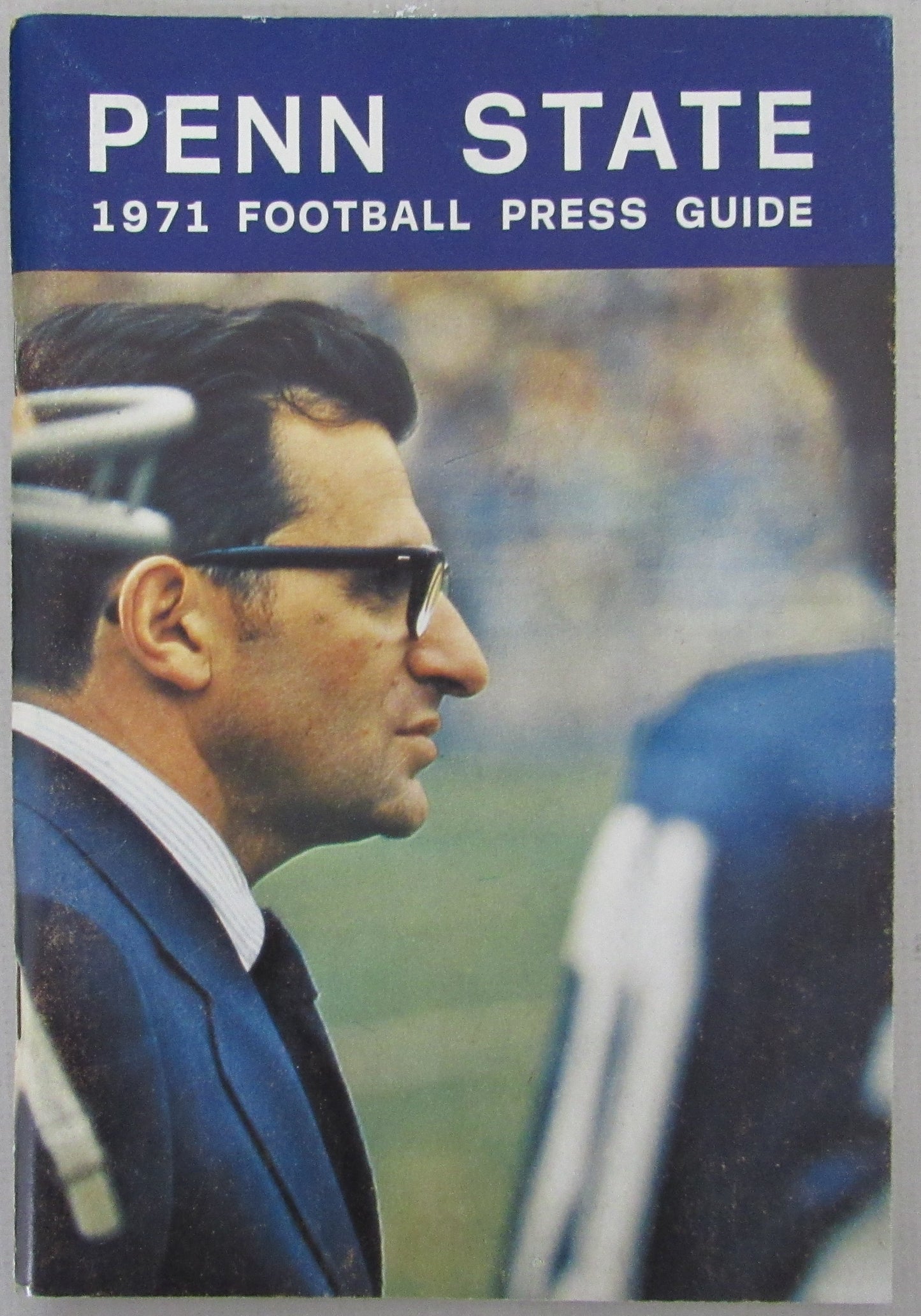 Penn State Football 1971 Press Guide Joe Paterno 210373