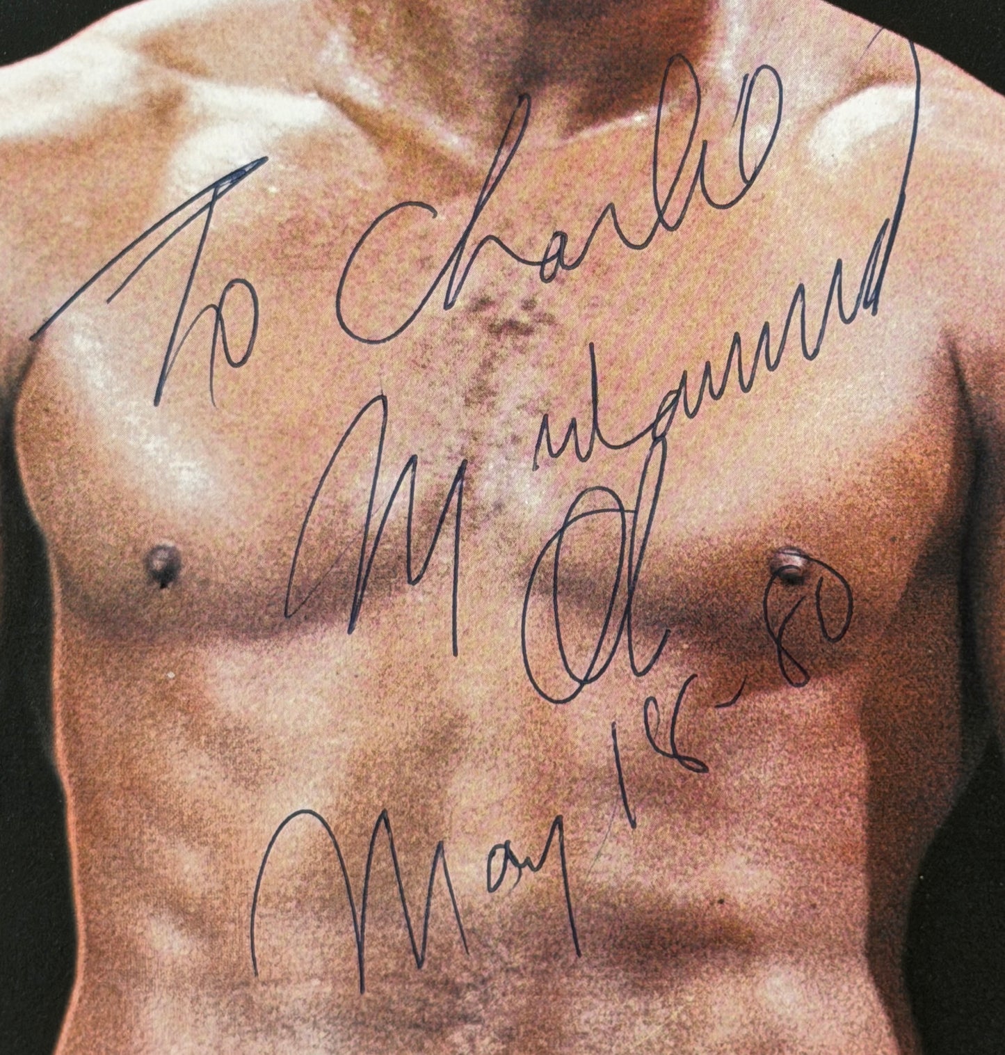 Muhammad Ali Signed/Inscribed 8.5x11 Magazine Photo JSA 211649