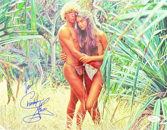 Christopher Atkins Signed/Inscribed 11x14 Photo "Blue Lagoon" JSA 211650