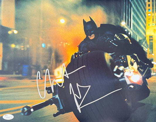 Christian Bale Signed/Autographed 11x14 Photo "Batman" JSA 211651