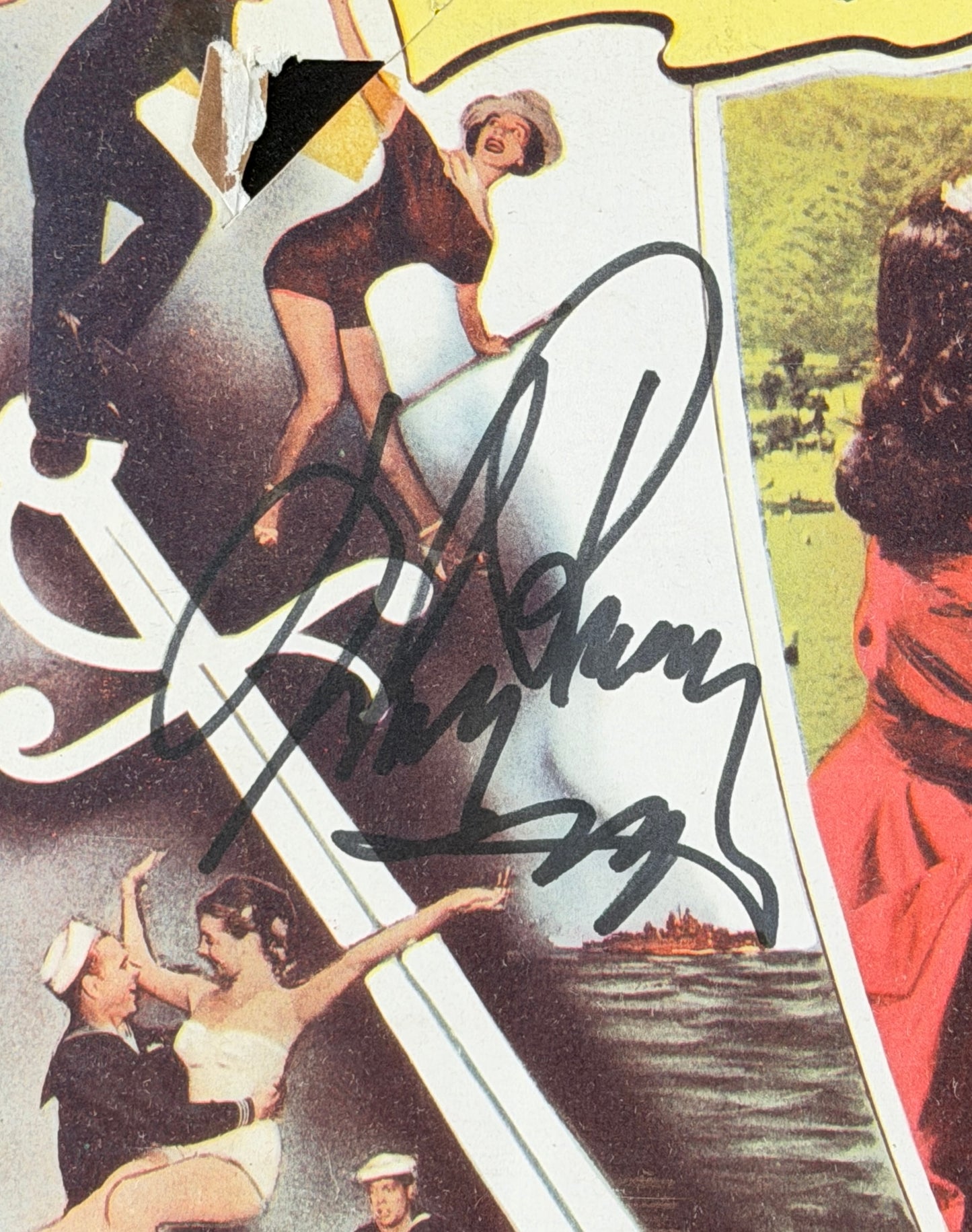 Mickey Rooney Signed/Autographed 11x14 Lobby Card "All Ashore" JSA 211657