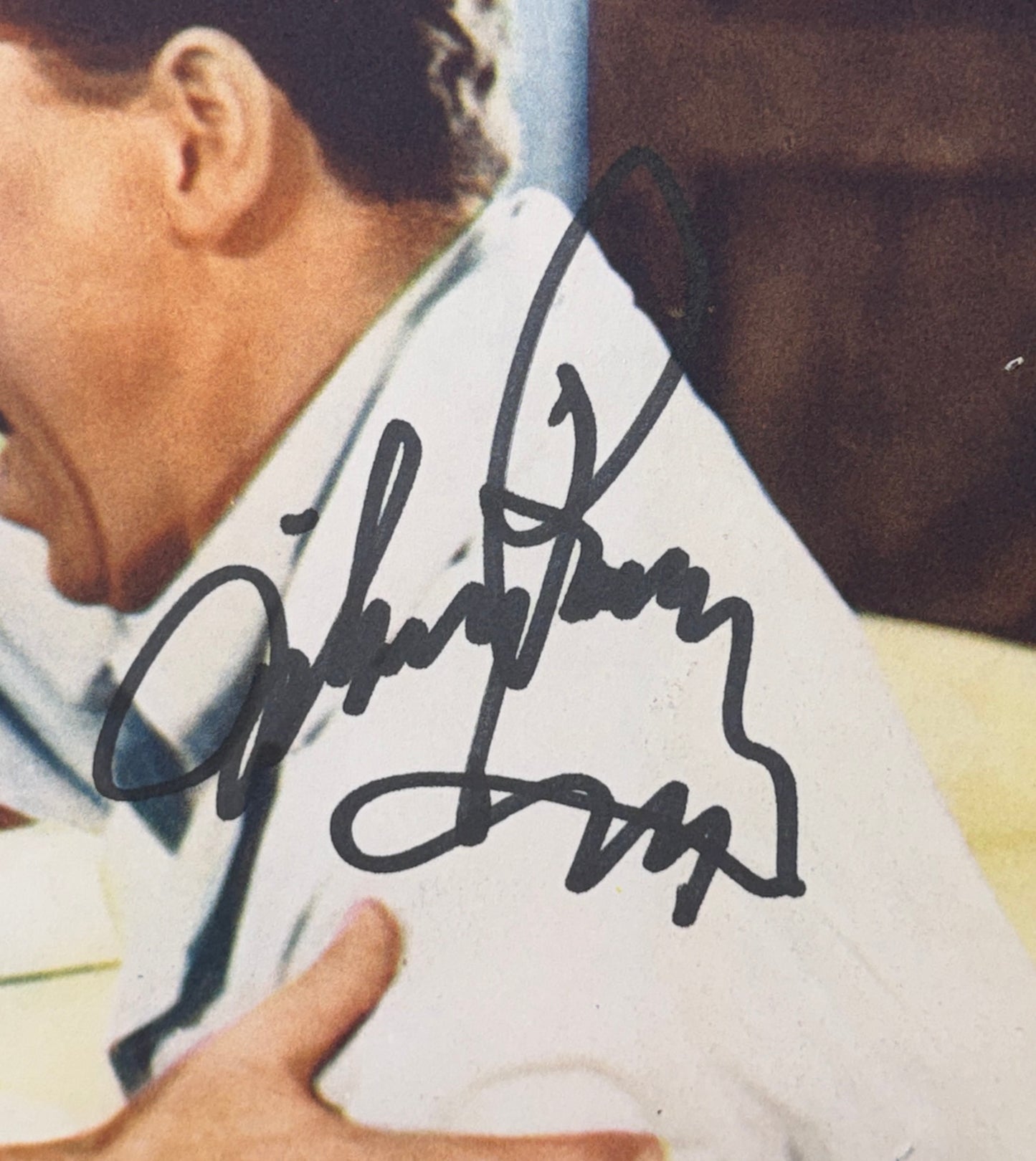 Mickey Rooney Signed/Auto 11x14 Lobby Card "A Slight Case of Larceny" JSA 211664