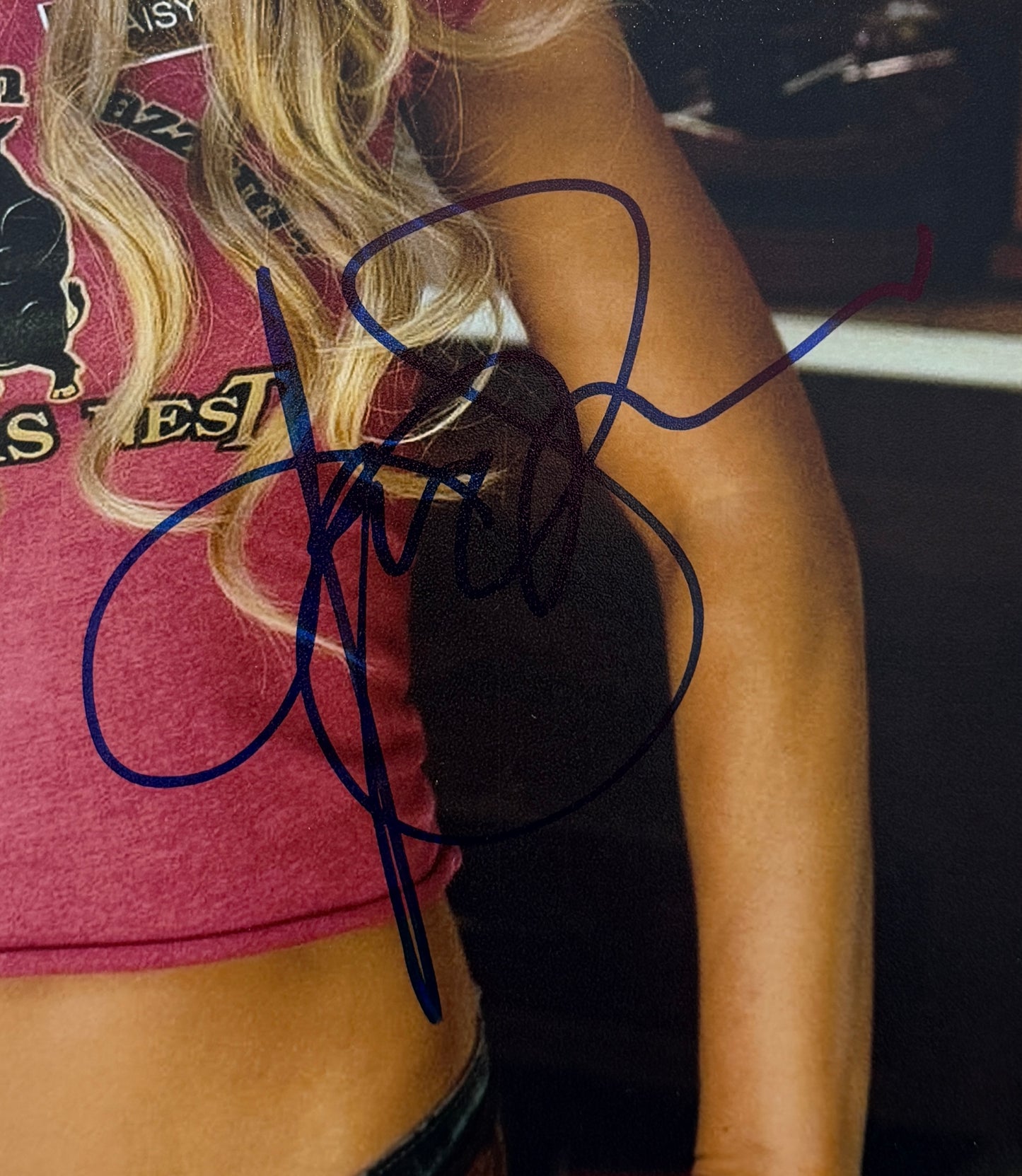 Jessica Simpson Autographed/Signed 11x14 Photo Singer JSA 211677