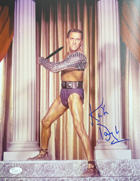 Kirk Douglas Autographed/Signed 11x14 Photo Spartacus JSA 211679