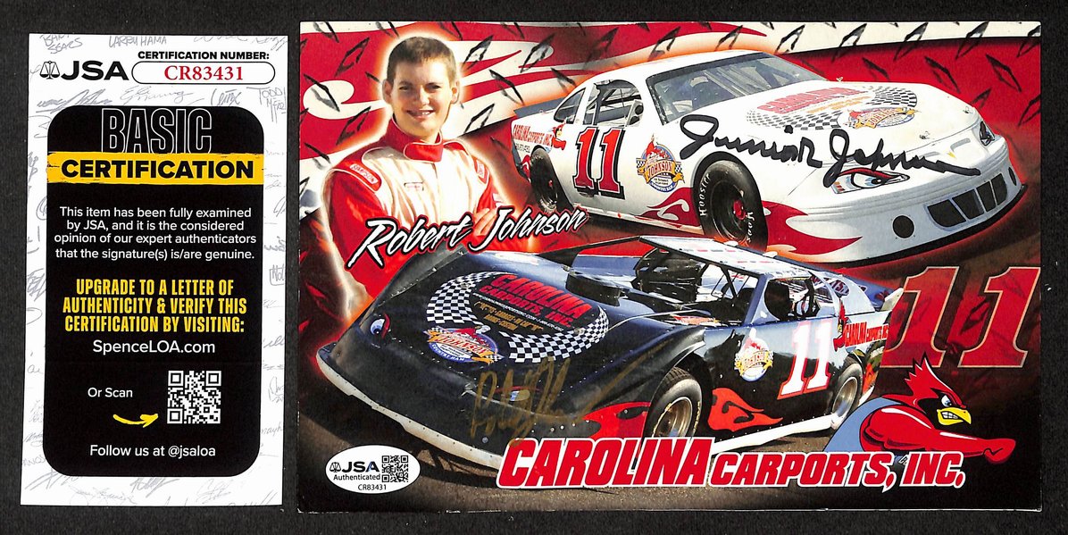 Junior Johnson Autographed/Signed 5x8 Racing Photo NASCAR JSA BA211719