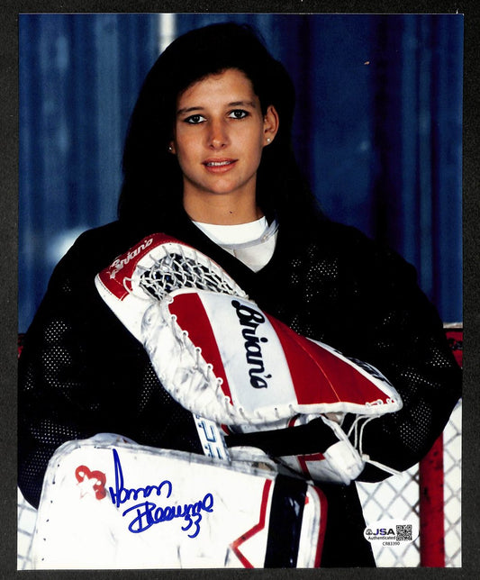 Manon Rheaume Autographed/Signed 8x10 Photo Lightning JSA BA211729