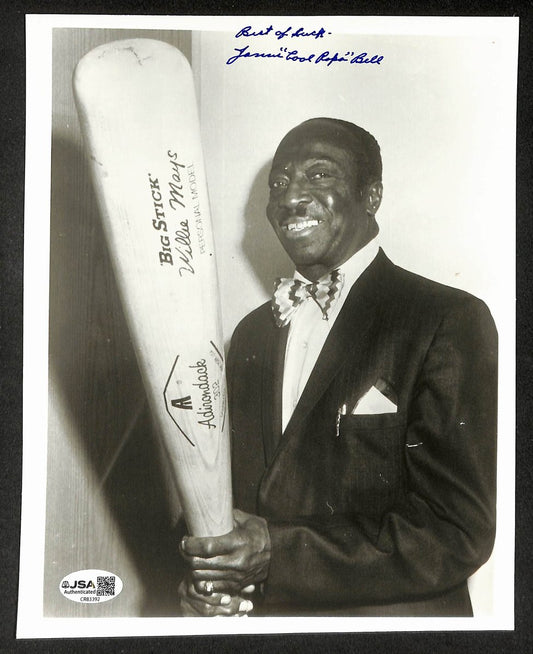 Cool Papa Bell HOF Autographed/Signed 8x10 Photo Stars JSA BA211730