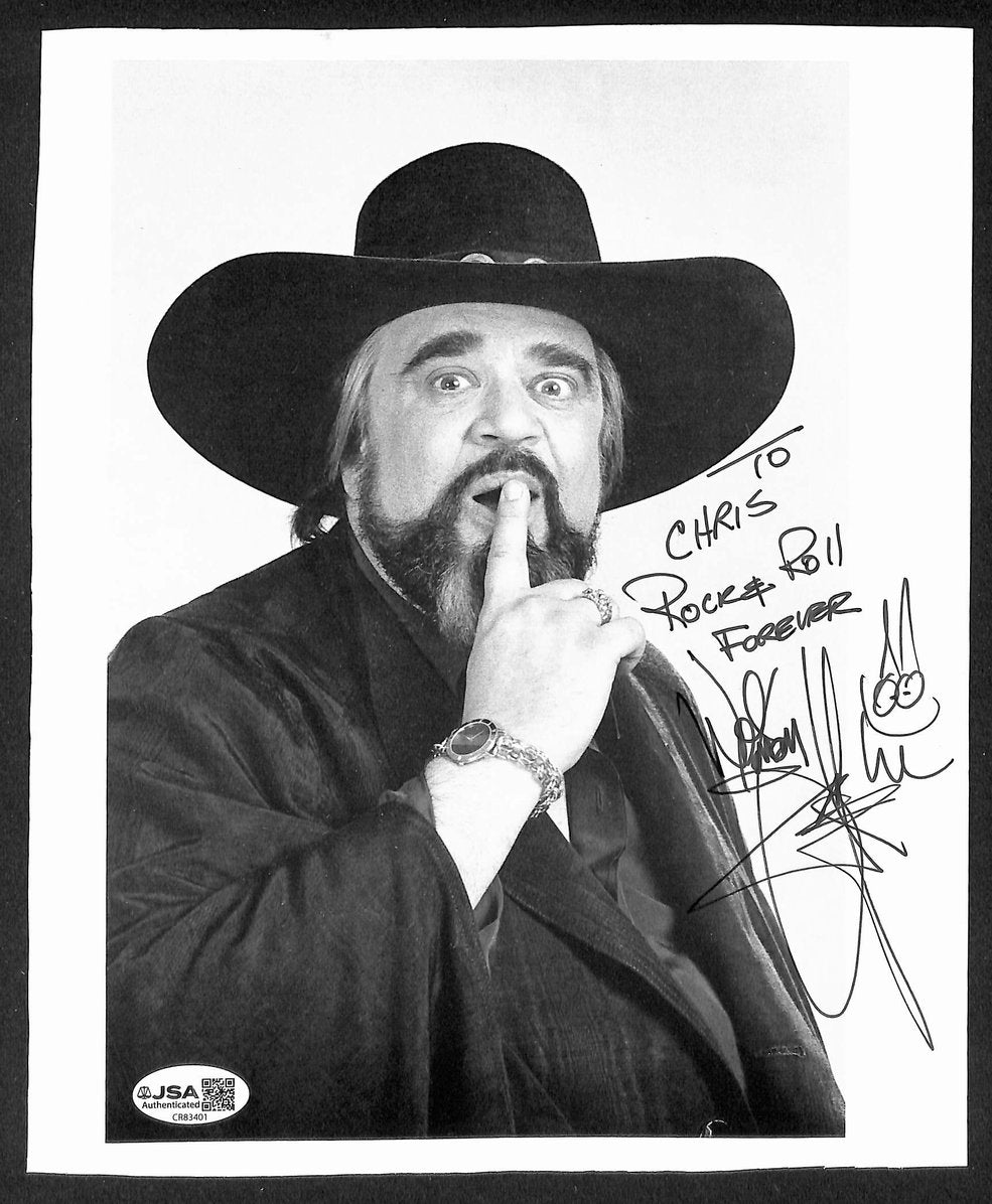 Wolfman Jack Autographed/Signed 8x10 Photo Disc Jockey JSA BA210386