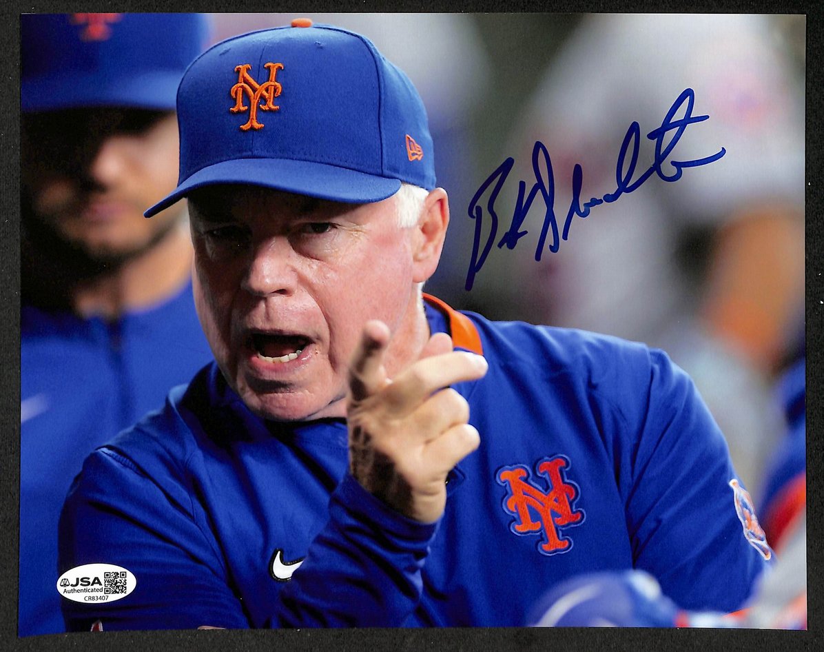 Buck Showalter Autographed/Signed 8x10 Photo Mets JSA BA210390