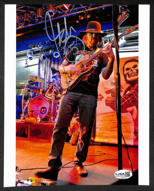 John 5 Autographed/Signed 8x10 Photo Motley Crue Rob Zombie JSA BA210394