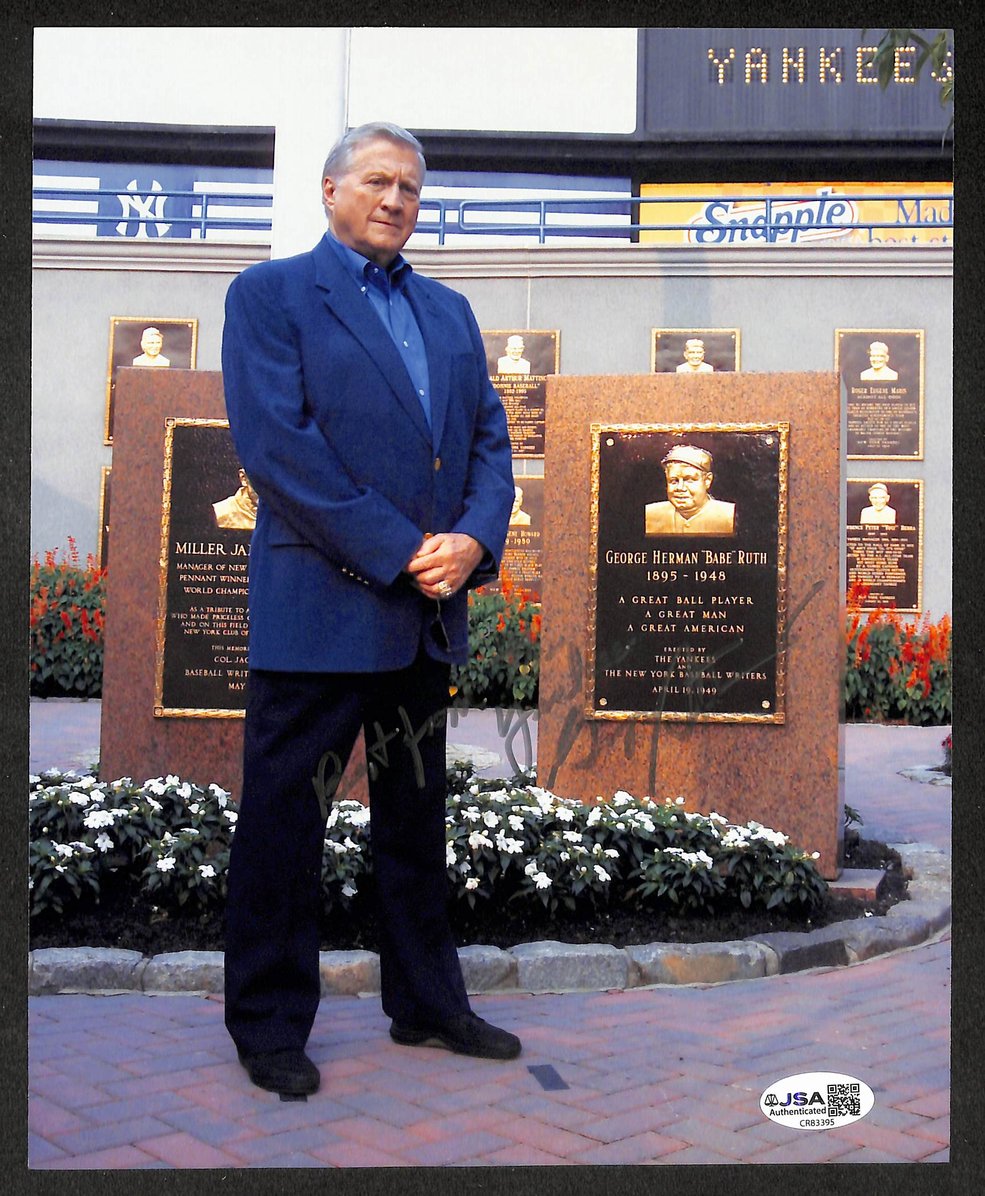 George Steinbrenner HOF Autographed/Signed 8x10 Photo Yankees JSA 211733