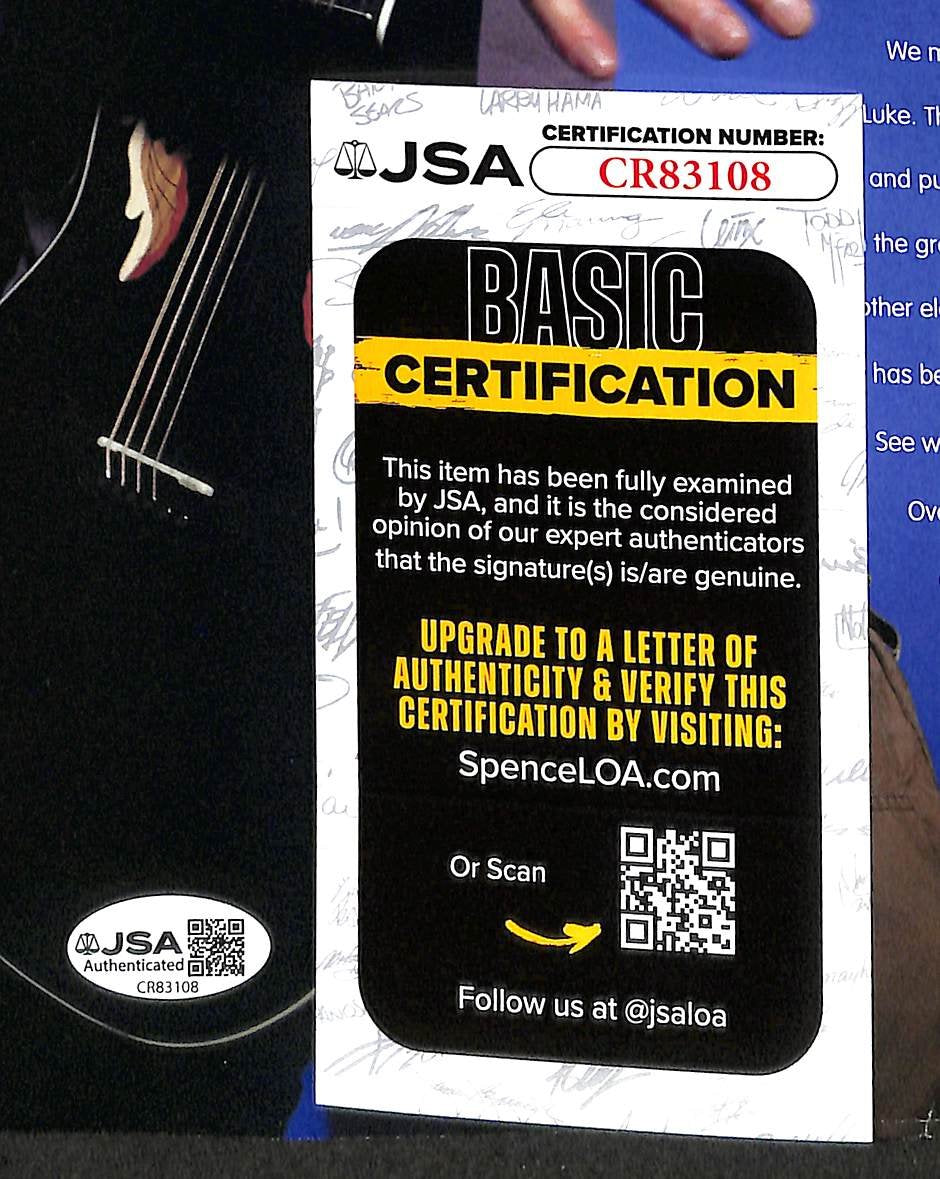 Zakk Wylde Autographed/Signed 2001 Guitar Magazine Ozzy JSA 211737