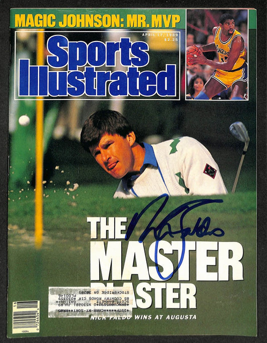 Nick Faldo Autographed/Signed 1989 Sports Illustrated Masters JSA 211749