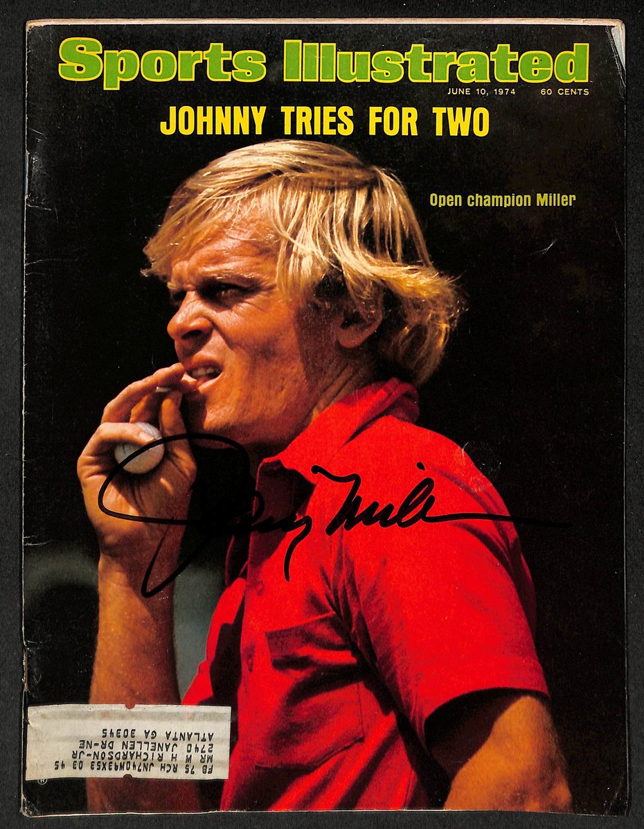 Johnny Miller Autographed/Signed 1974 Sports Illustrated Golf JSA 211751