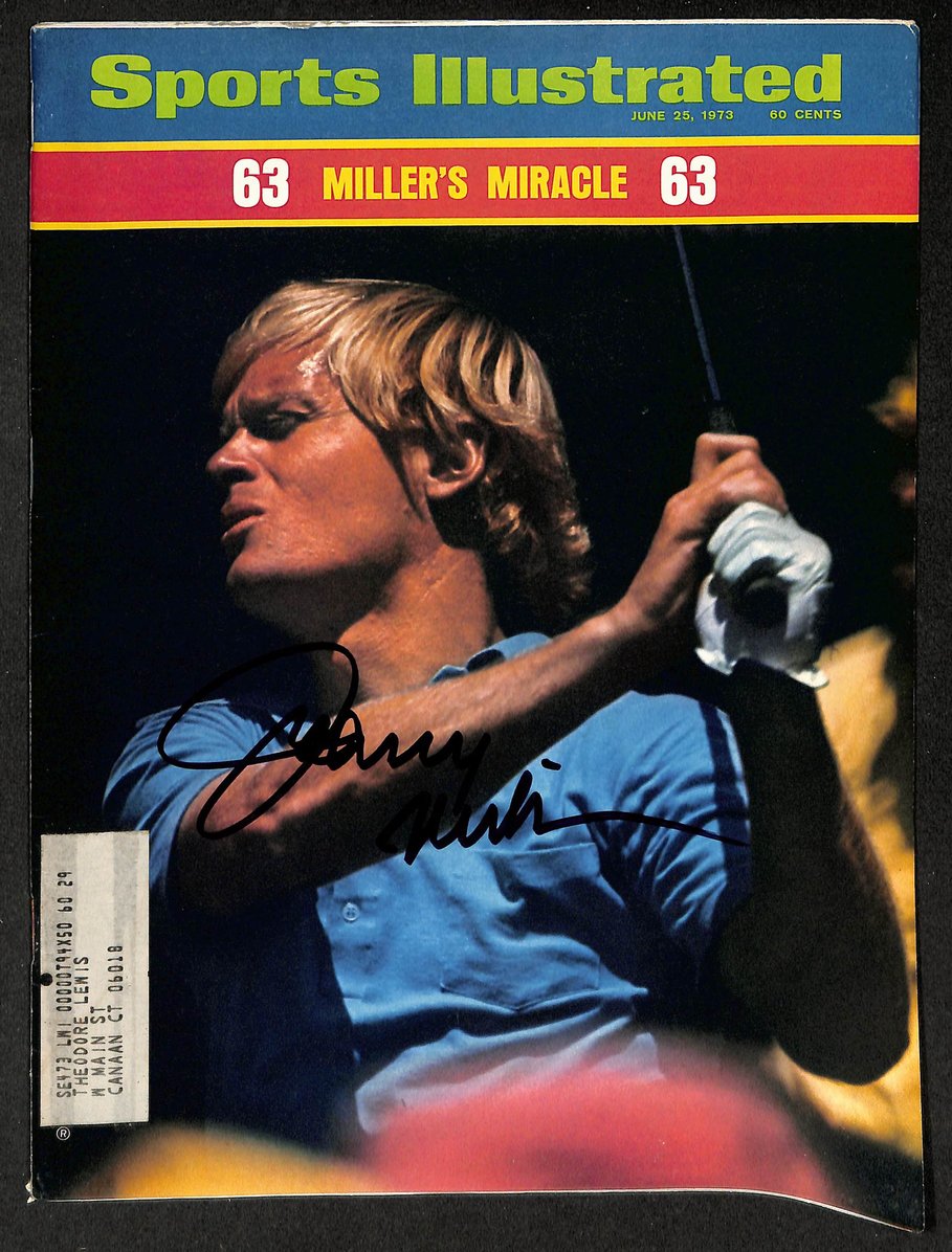 Johnny Miller Autographed/Signed 1973 Sports Illustrated Golf JSA 211752