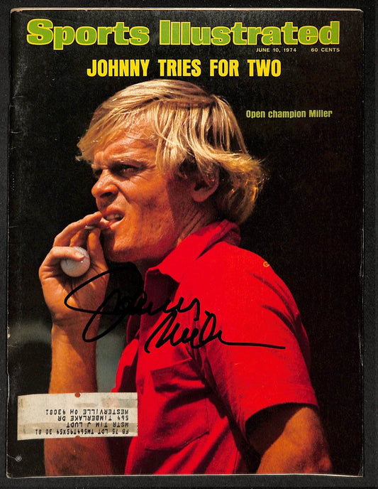 Johnny Miller Autographed/Signed 1974 Sports Illustrated Golf JSA 211753