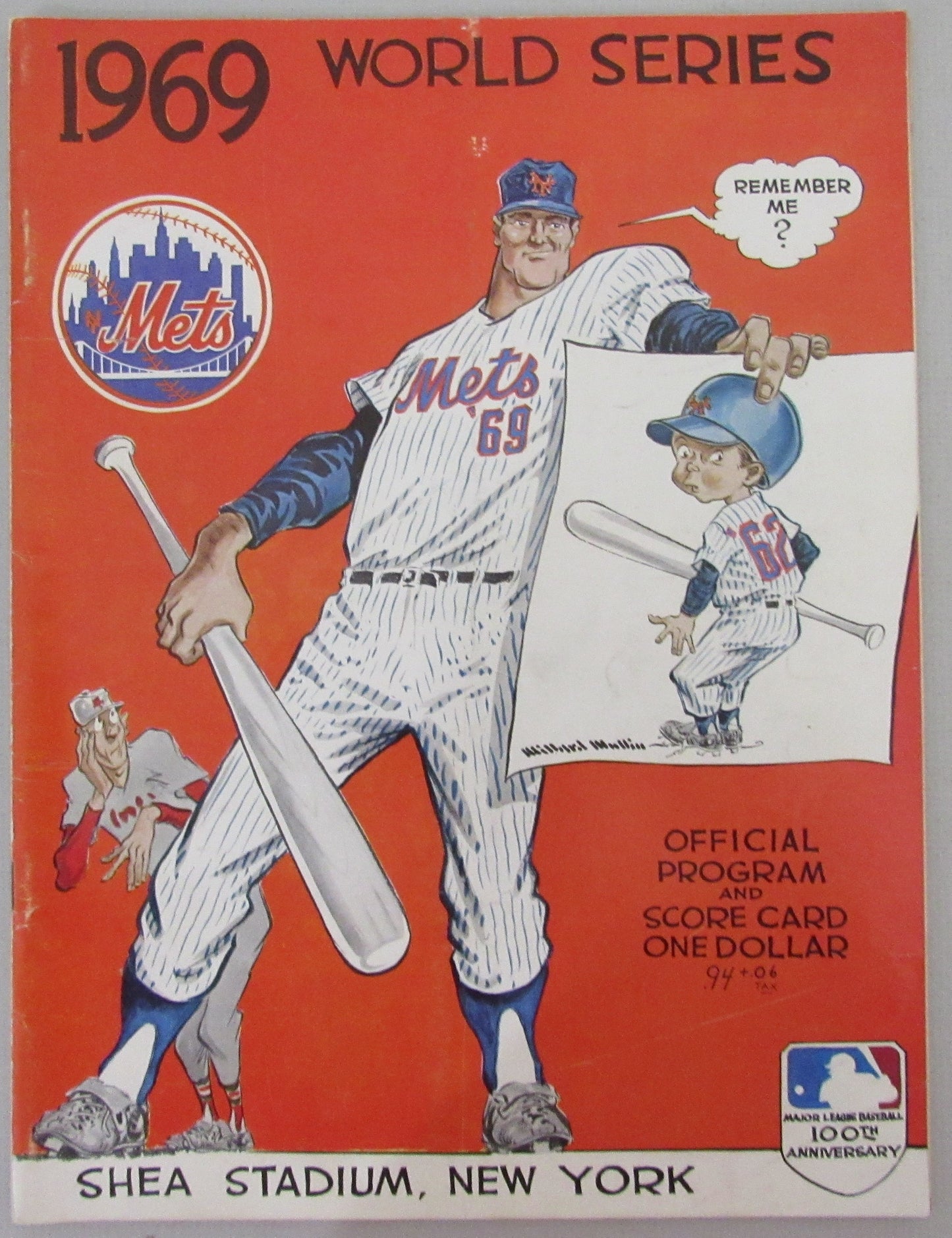 1969 World Series Program Unscored New York Mets vs. Baltimore Orioles 210376