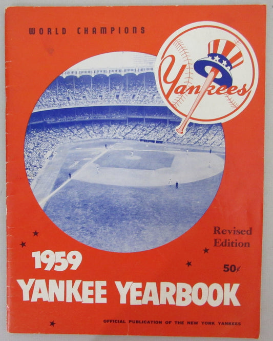 1959 New York Yankees World Champions Yearbook 210377