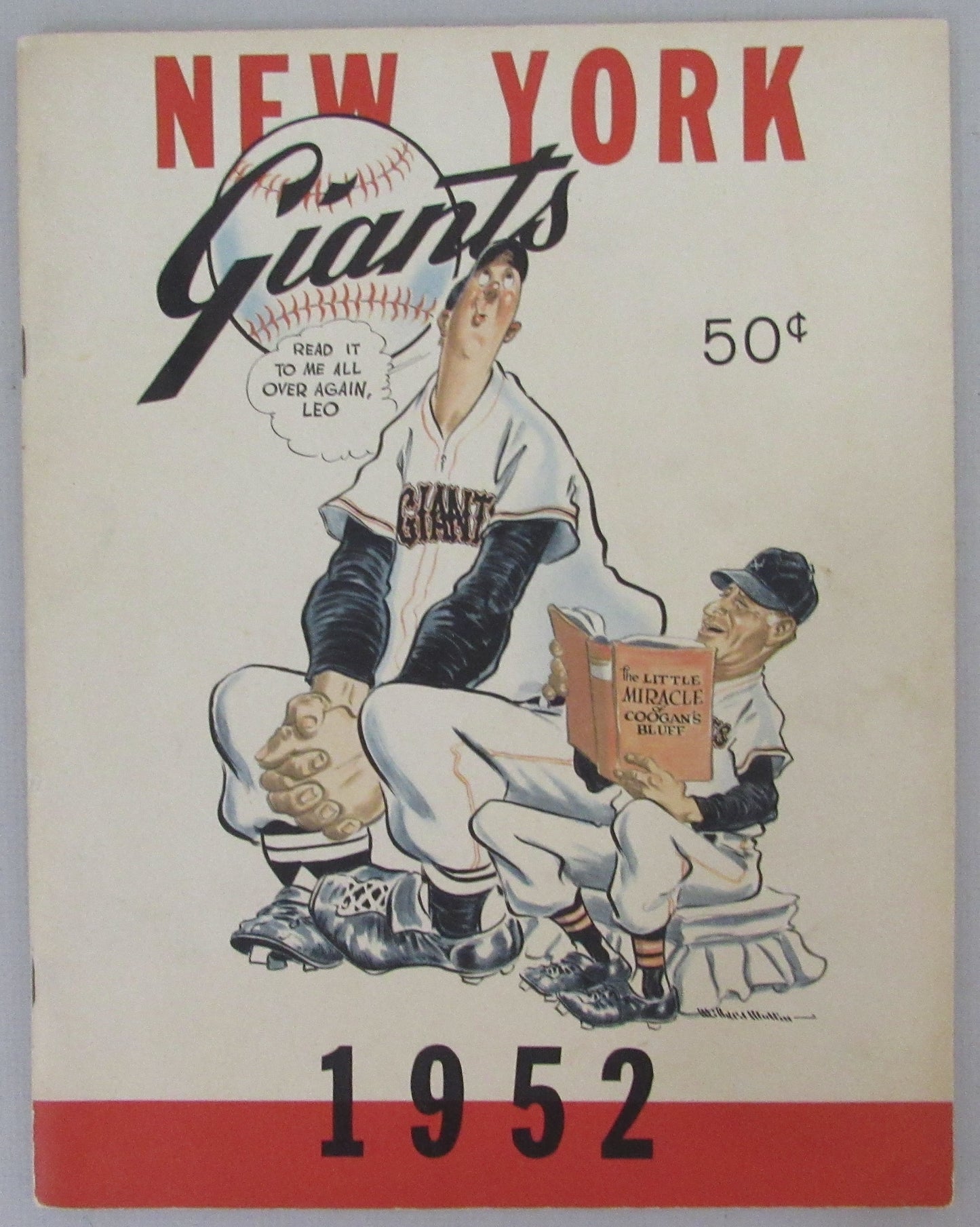 1952 New York Giants Yearbook 210380