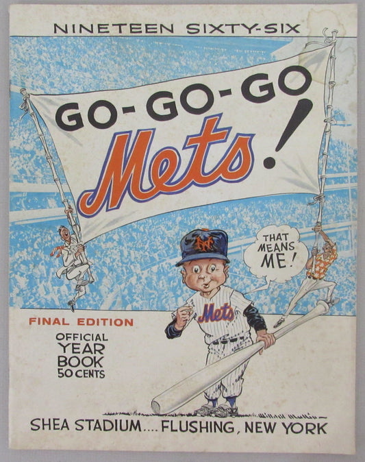 1966 New York Mets Yearbook Final Edition 210381
