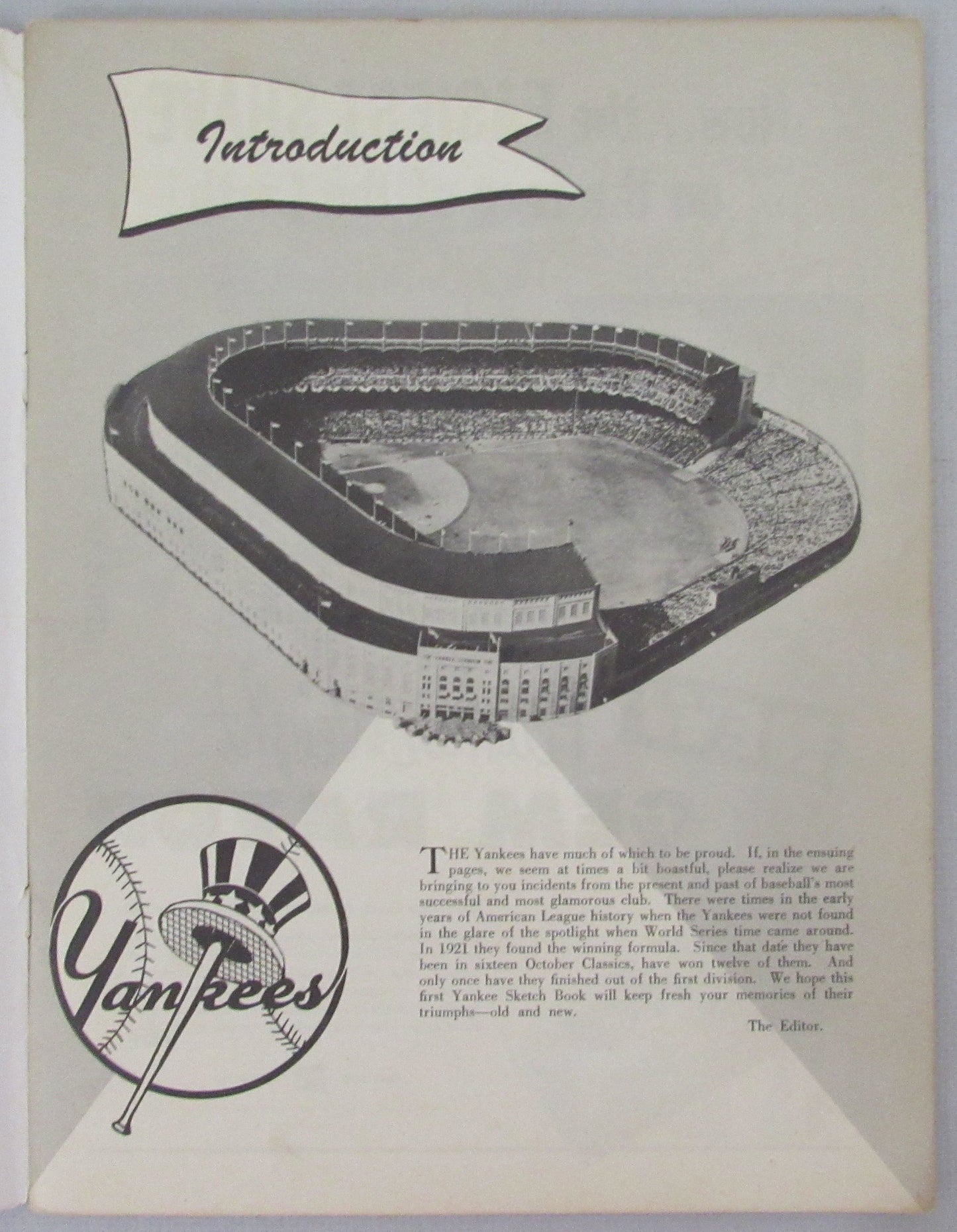 1950 New York Yankees World Champions Sketch Book 210382