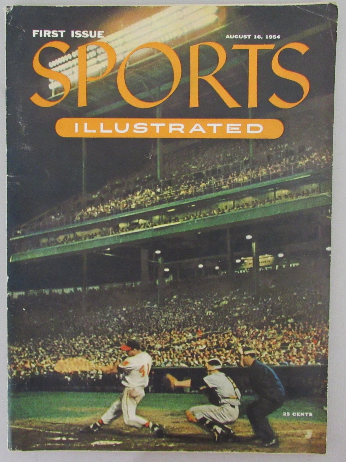 8/16/1954 Sports Illustrated Magazine First Issue with Trading Cards 210379