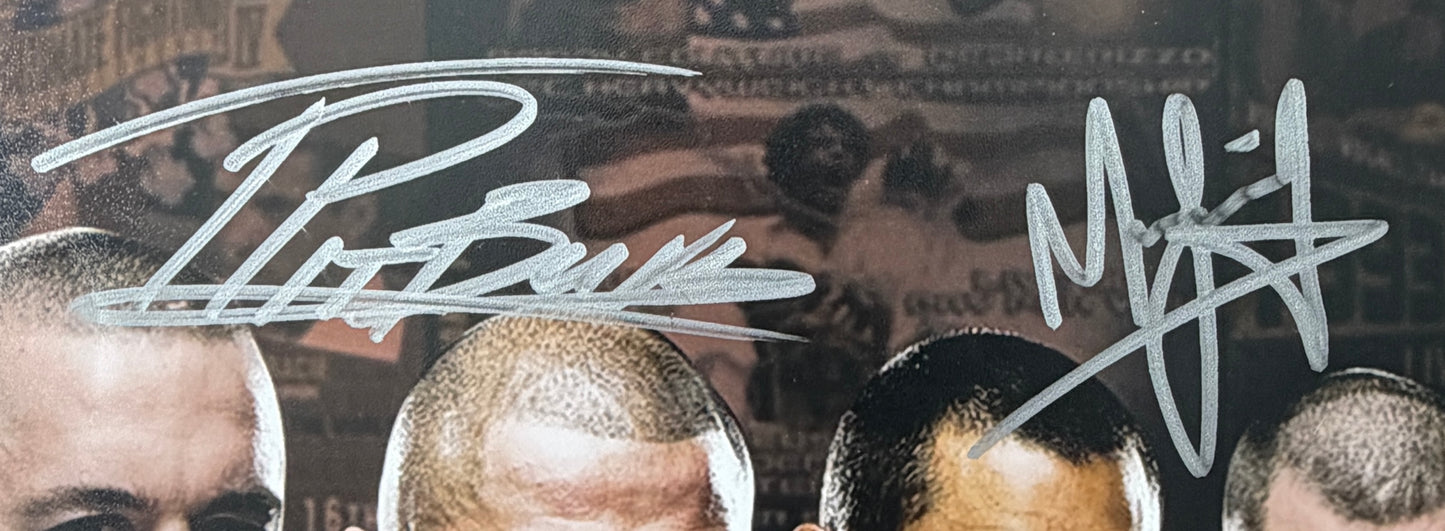 UFC 100 Brock Lesnar Mir Henderson + Autographed/Signed 11 x 14 Photo BA211683
