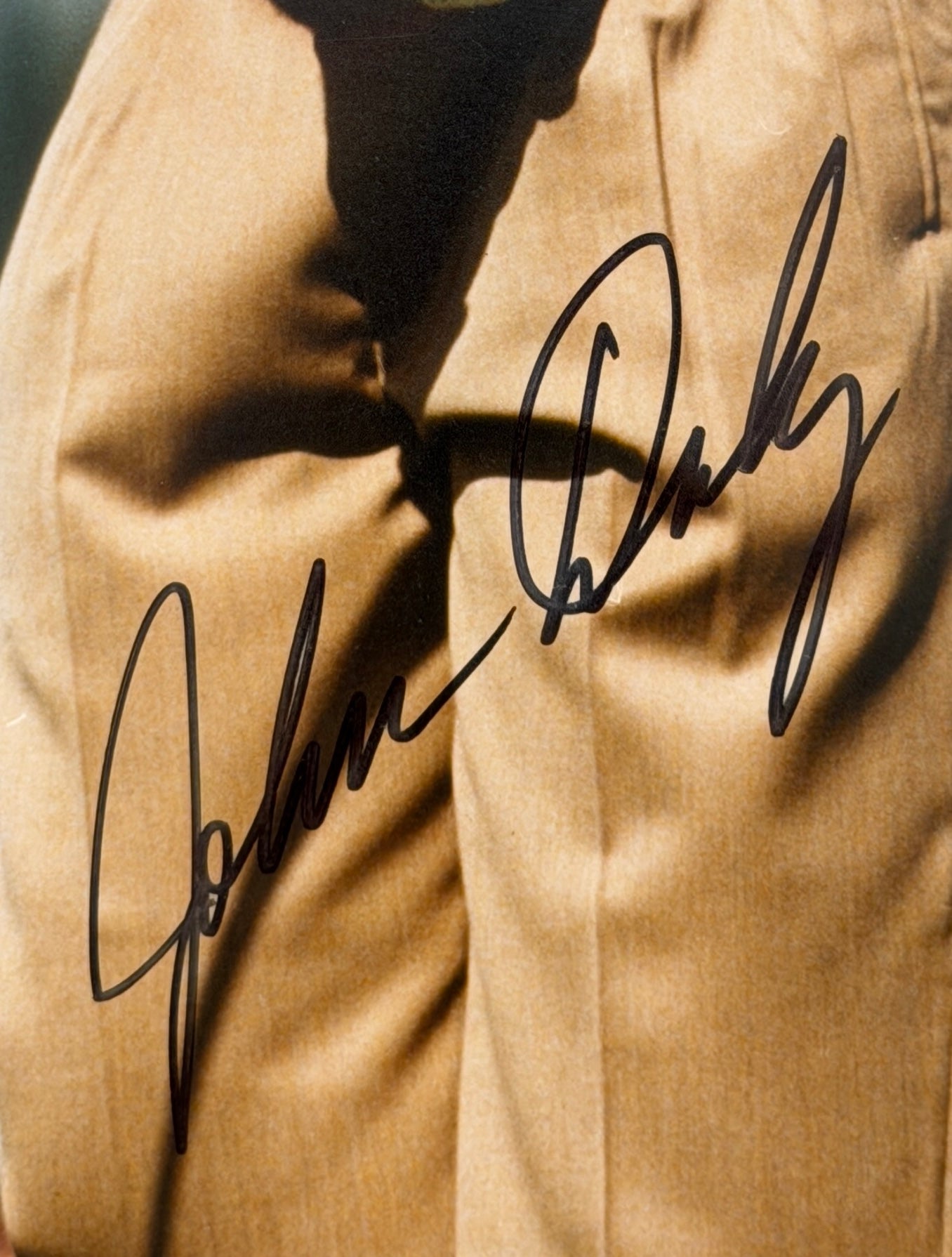 John Daly Autographed/Signed 11x14 Vintage Original Photo JSA BA211693