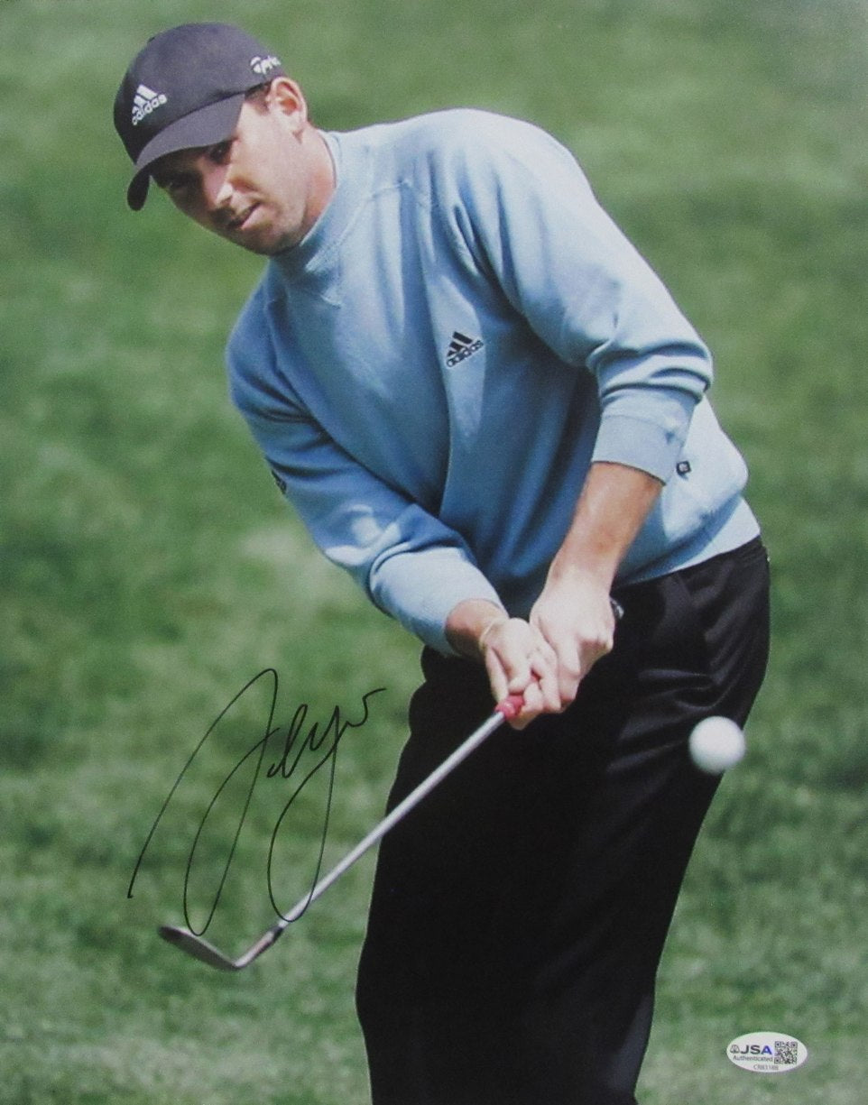 Sergio Garcia Autographed/Signed 11x14 Photo Golf JSA 210091