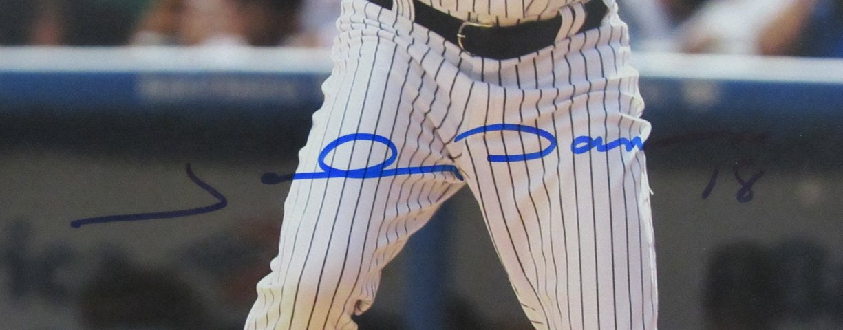 Johhny Damon Autographed/Signed 11x14 Photo Yankees JSA 210094