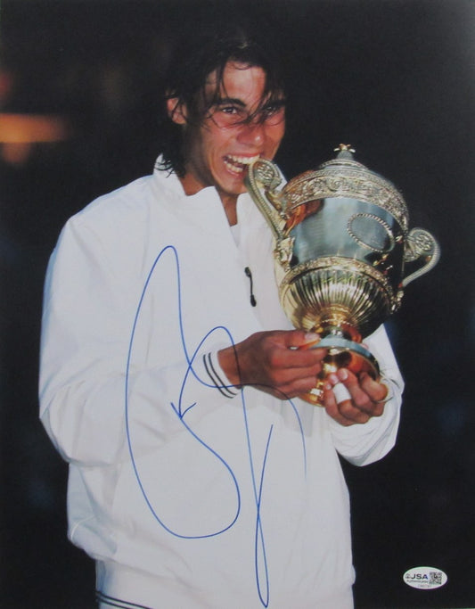 Rafael Nadal Autographed/Signed 11x14 Photo Tennis JSA 210090