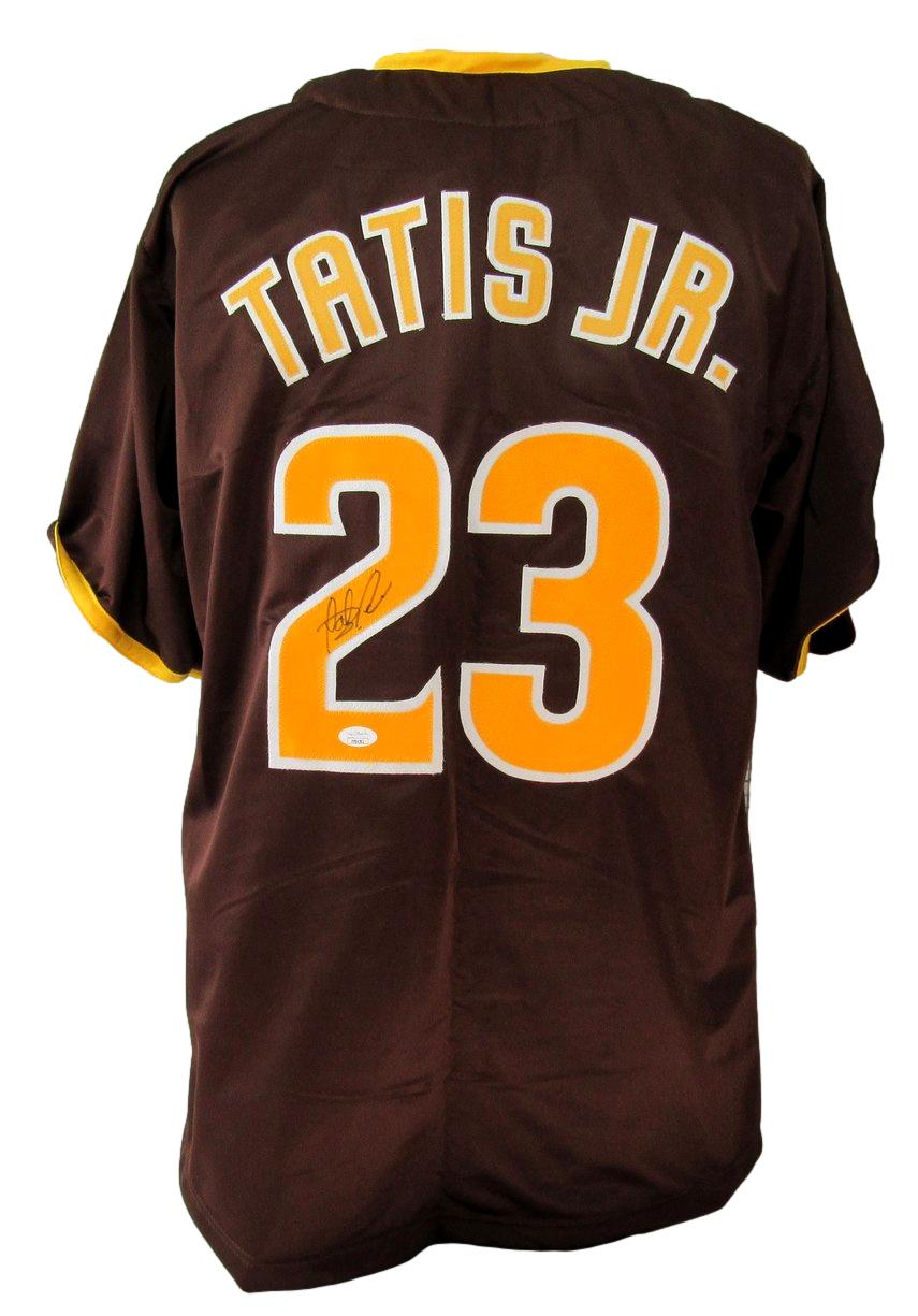 Fernando Tatis Jr Signed/Autographed Custom Baseball Jersey Padres JSA 209918