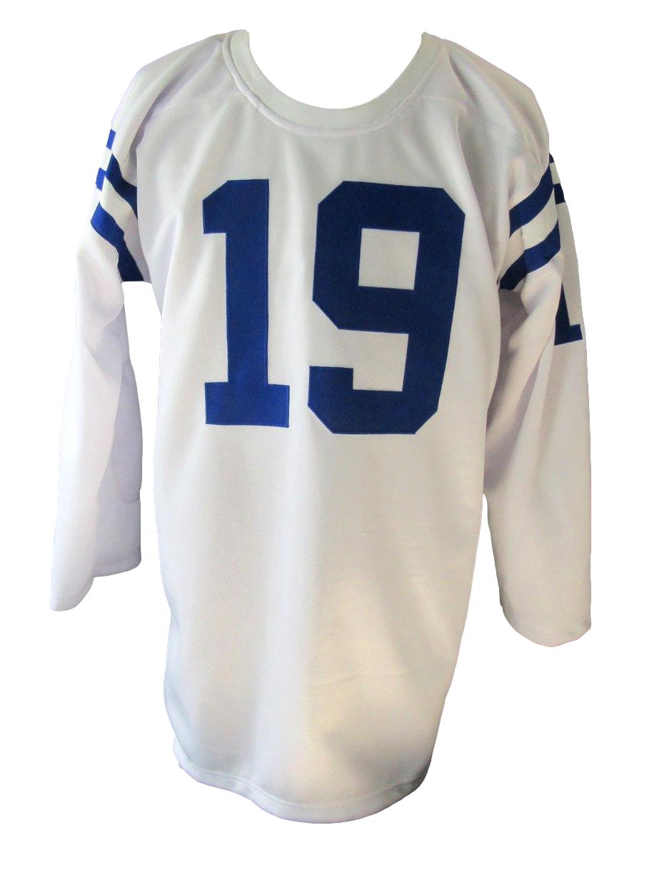 Johnny Unitas HOF Signed/Inscribed Colts Custom Football Jersey PSA/DNA 210041