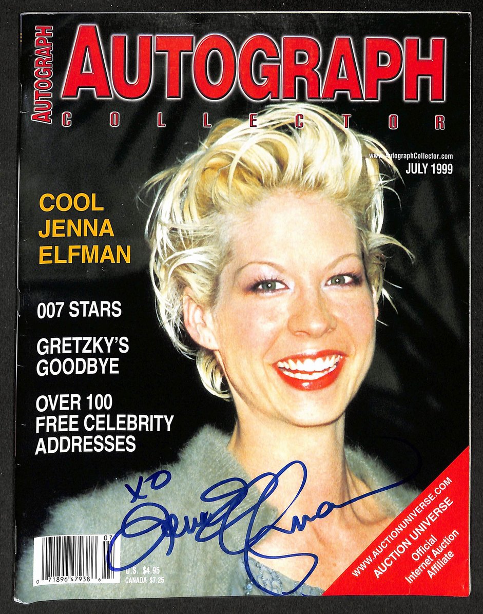 Jenna Elfman Signed/Autographed 1999 Autograph Collector Magazine JSA 211767