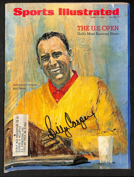 Billy Casper Signed/Autographed 1967 Sports Illustrated Magazine JSA 211772