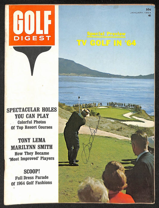 Sam Shead Signed/Autographed 1964 Golf Digest Magazine JSA 211779