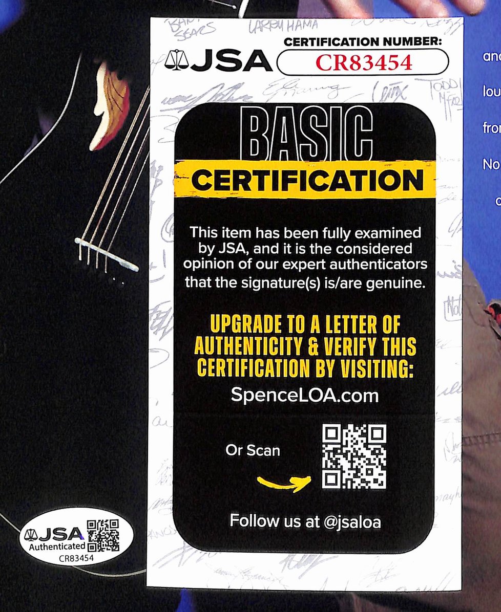 Mike Mushok Signed/Autographed 2001 Guitar World Magazine JSA 211787