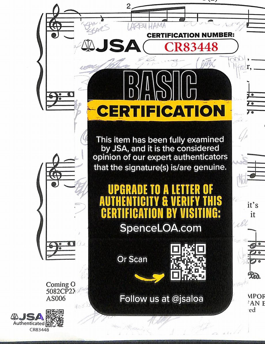 Gloria Estefan Signed/Autographed Easy Piano Edition Magazine JSA 211789