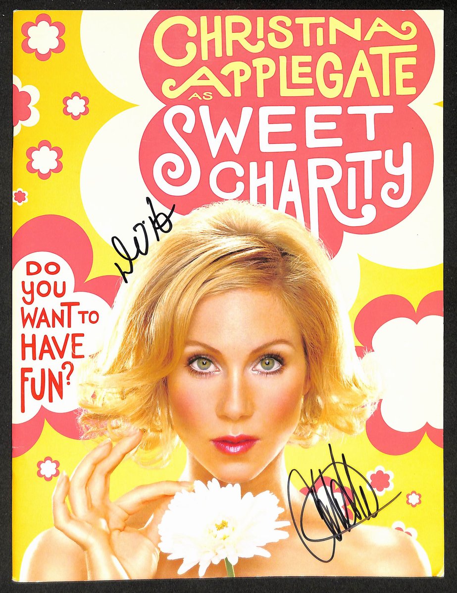 Christina Applegate Signed/Autographed Sweet Charity Program JSA 211791
