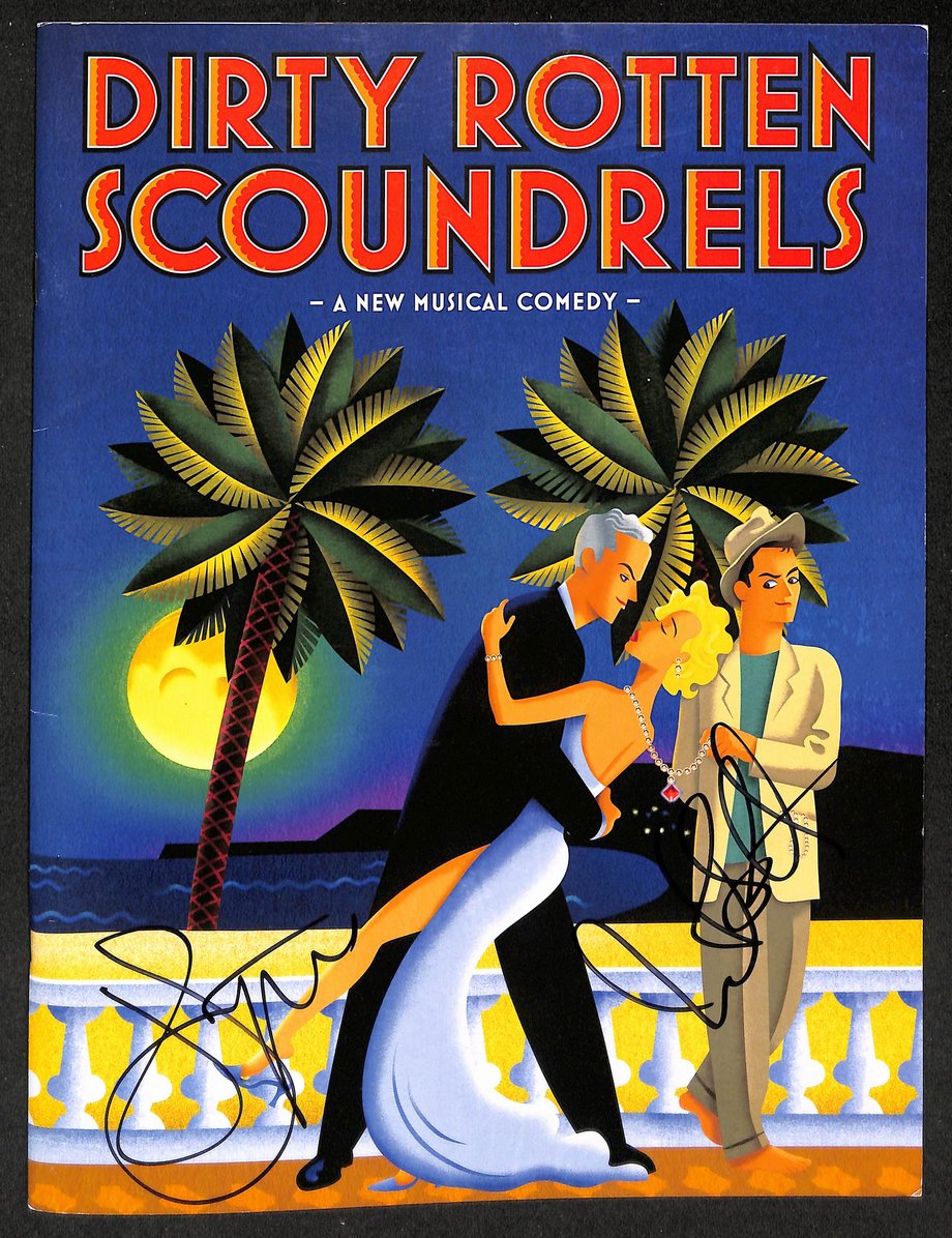 John Lithgow Signed/Autographed Dirty Rotten Scoundrels Musical Program JSA 1794