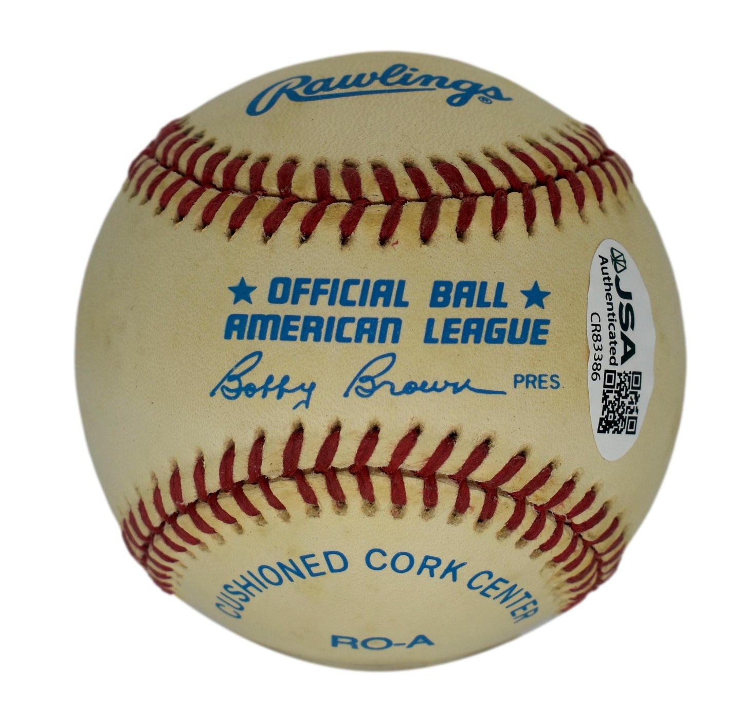 Clete Boyer Autographed/Signed Rawlings OAL Baseball Yankees JSA 211814