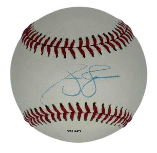 Andruw Jones Autographed/Signed Rawlings CROL Baseball Yankees JSA 211815