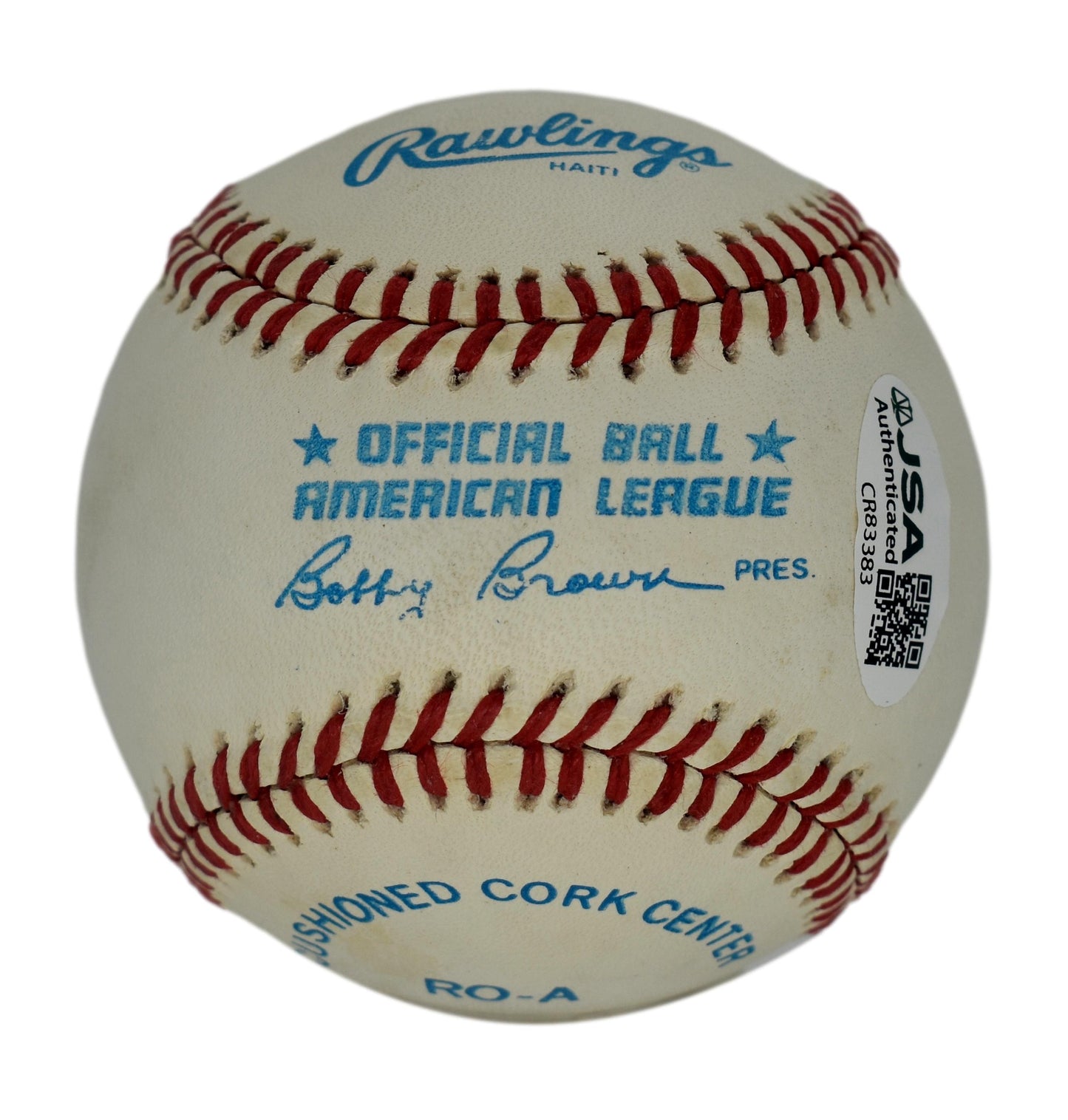 Roger Clemens  Autographed/Signed Rawlings OAL Baseball Yankees JSA 211817