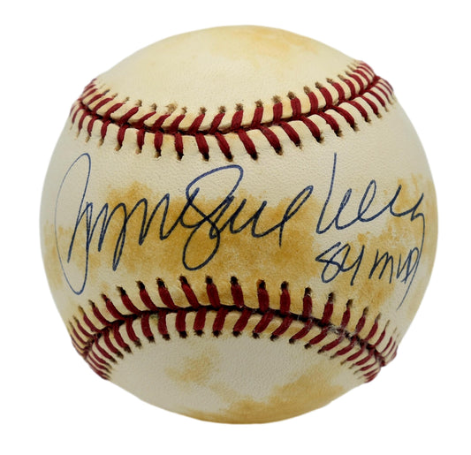 Ryne Sandberg HOF Autographed/Signed Rawlings ONL Baseball Cubs JSA 211824