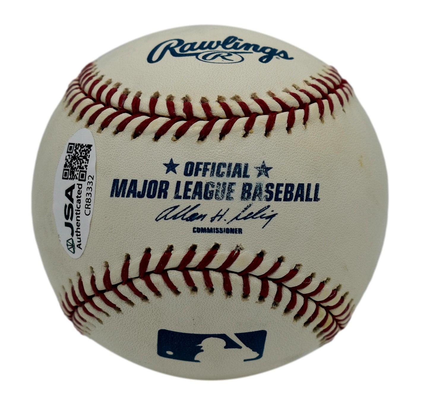 Yogi Berra HOF Autographed/Signed Rawlings OML Baseball Yankees JSA 211829