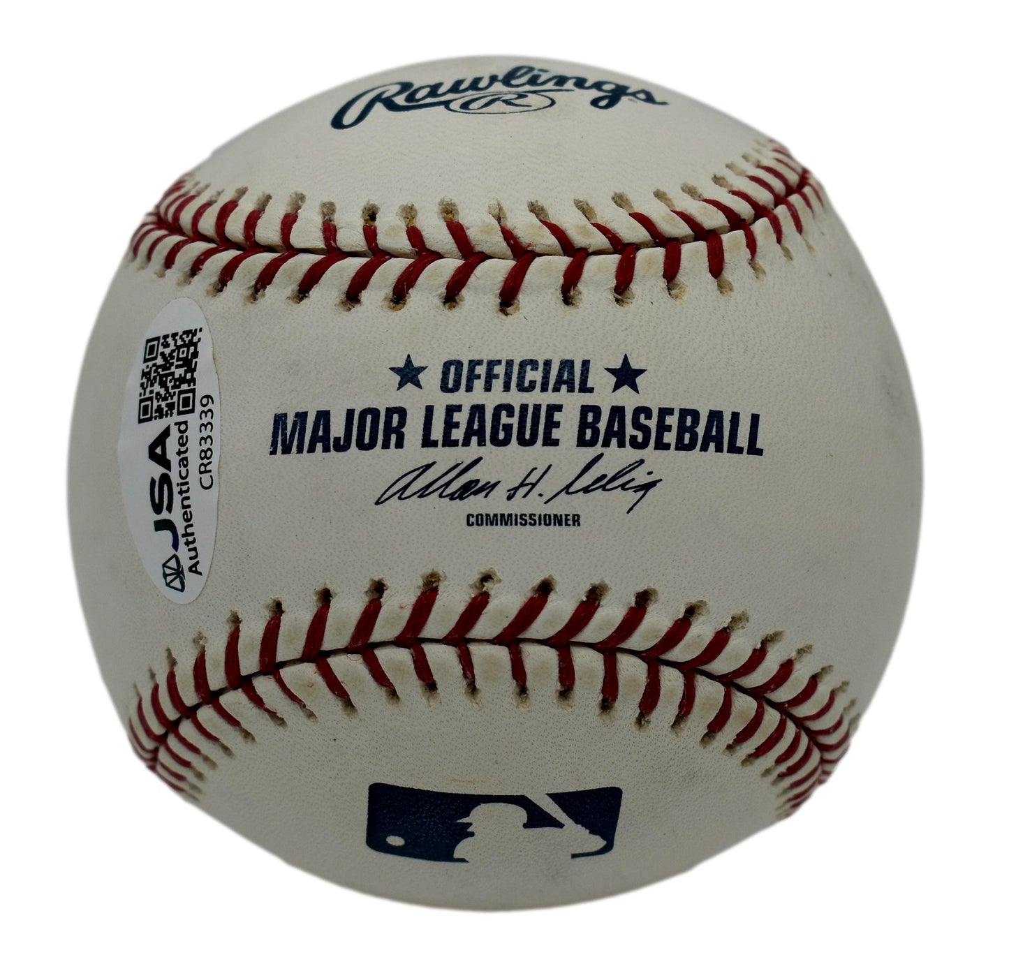 Jorge Posada Autographed/Signed Rawlings OML Baseball Yankees JSA 211830