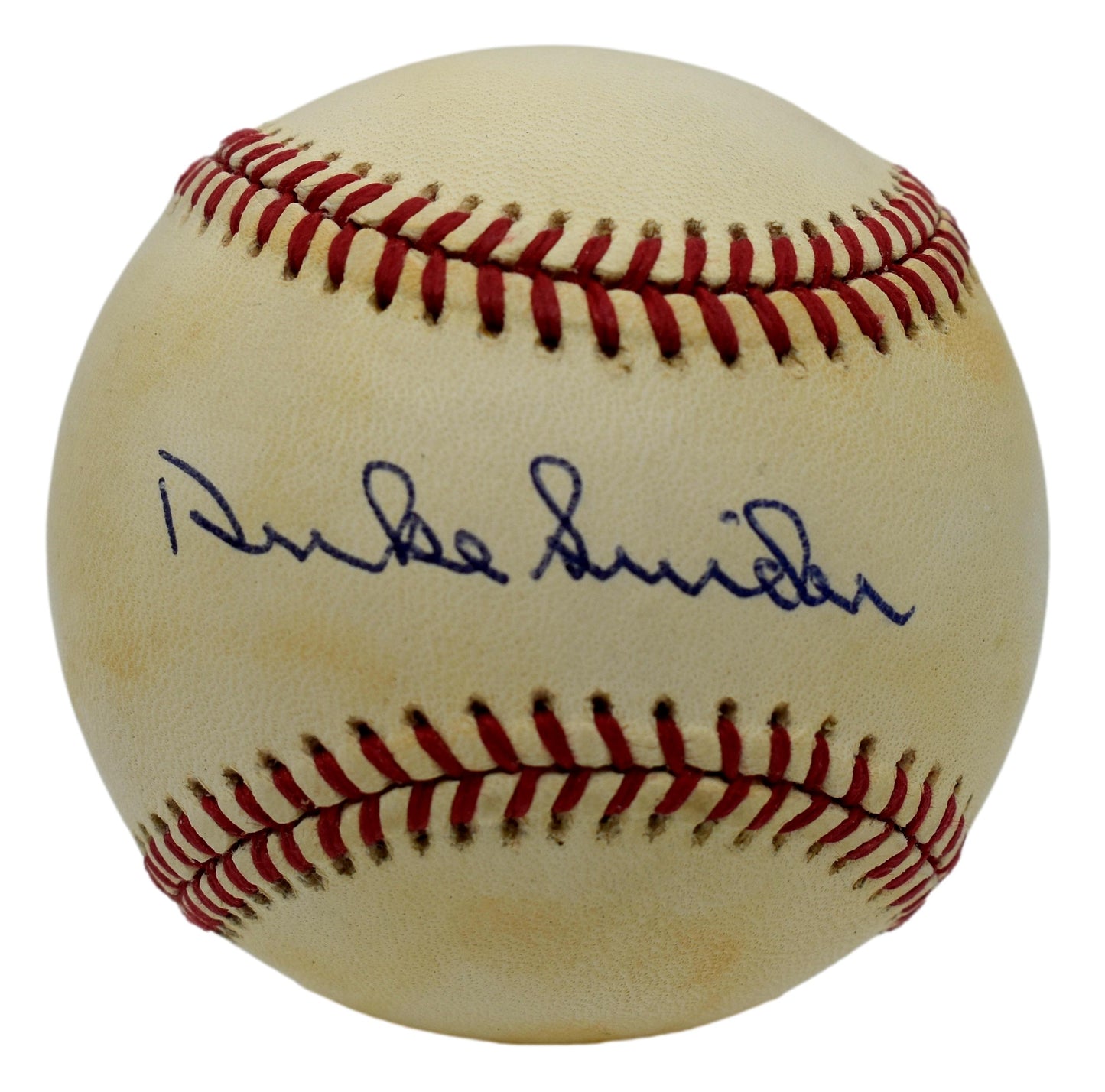 Duke Snider HOF Autographed/Signed Rawlings ONL Baseball Dodgers JSA 211838
