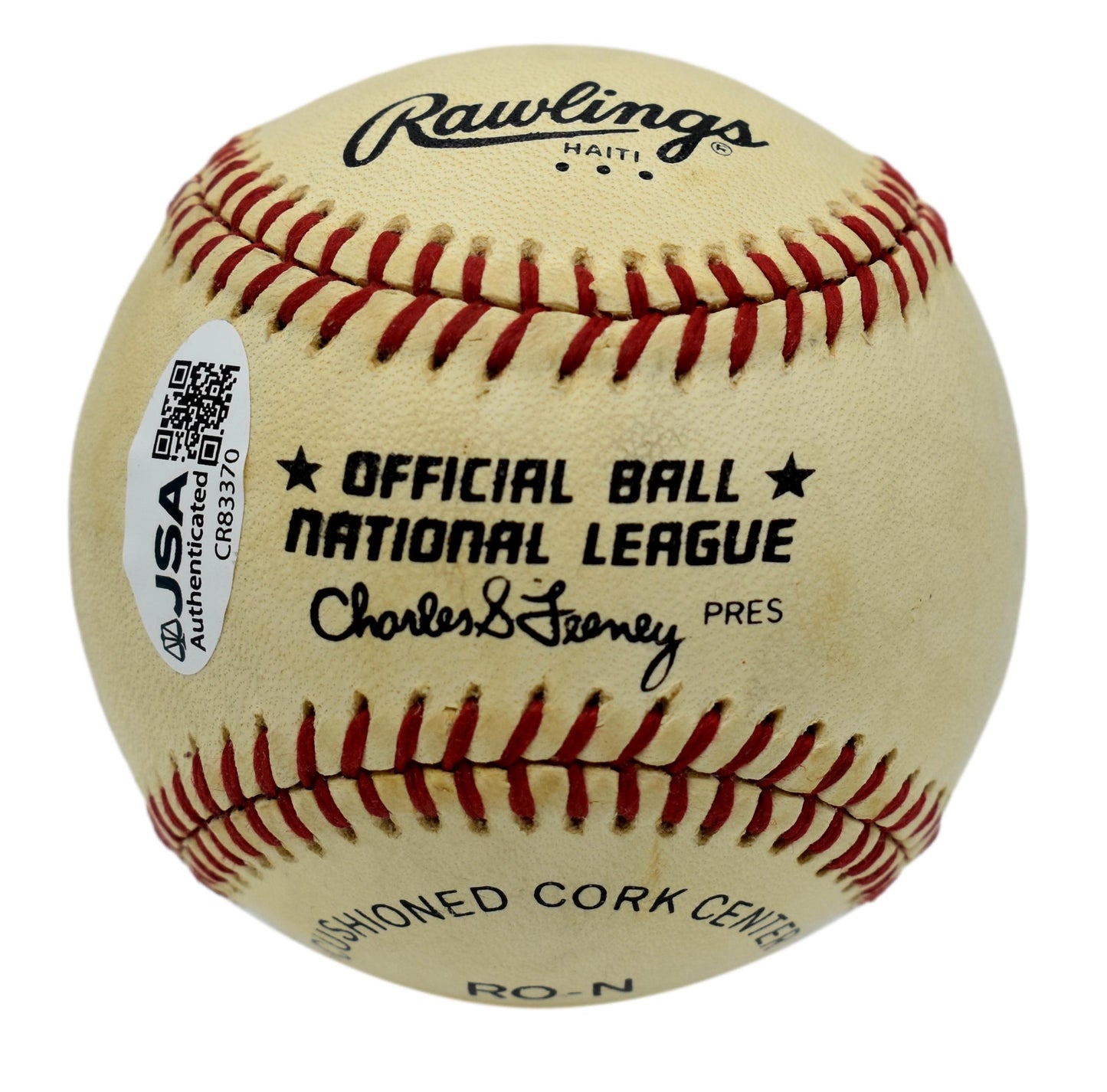 Keith Hernandez Autographed/Signed Rawlings ONL Baseball Mets JSA 211839